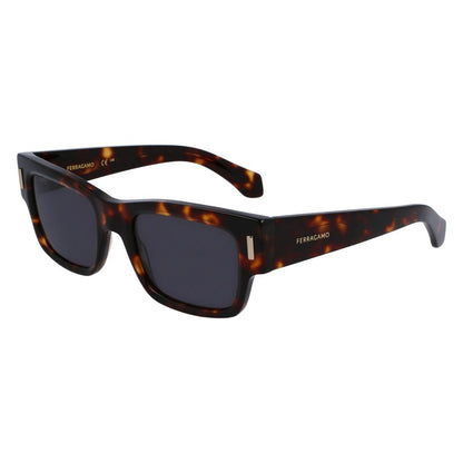 Ferragamo Brown Acetate Sunglasses - The Gentlemen's Vault