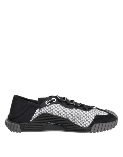 Dolce & Gabbana Multicolor Lace Up Low Top NS1 Sneakers Shoes - The Gentlemen's Vault