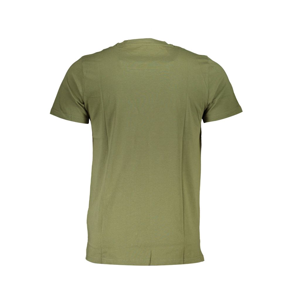 Cavalli Class Green Cotton T-Shirt - The Gentlemen's Vault