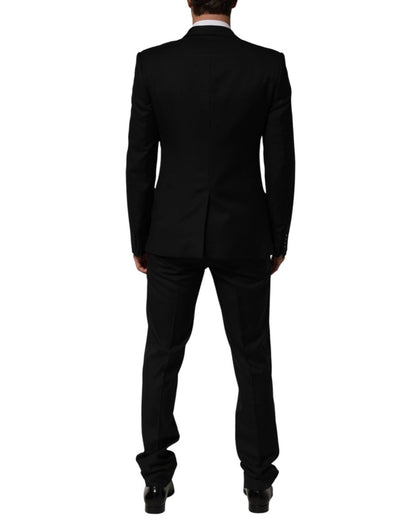 Dolce & Gabbana Black 2 Buttons Jacket Formal 2 Piece Suit - The Gentlemen's Vault