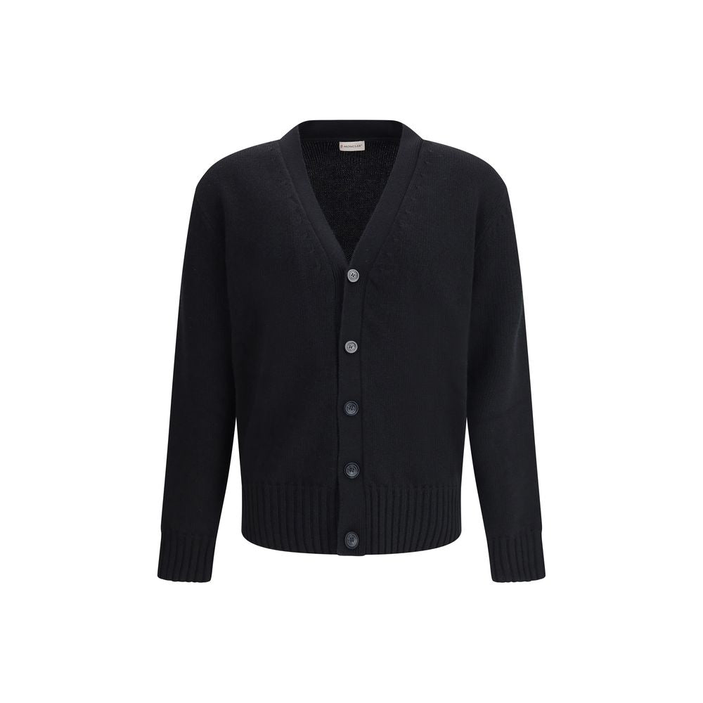 Moncler Wool V - Neck Cardigan - The Gentlemen's Vault