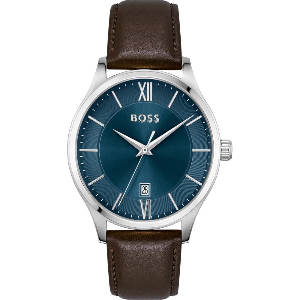 Hugo Boss Brown Leather Dress Watch - The Gentlemen's Vault