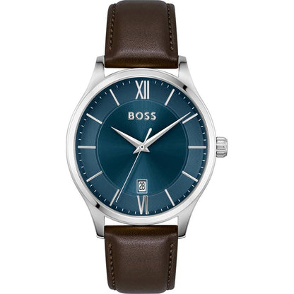 Hugo Boss Brown Leather Dress Watch - The Gentlemen's Vault