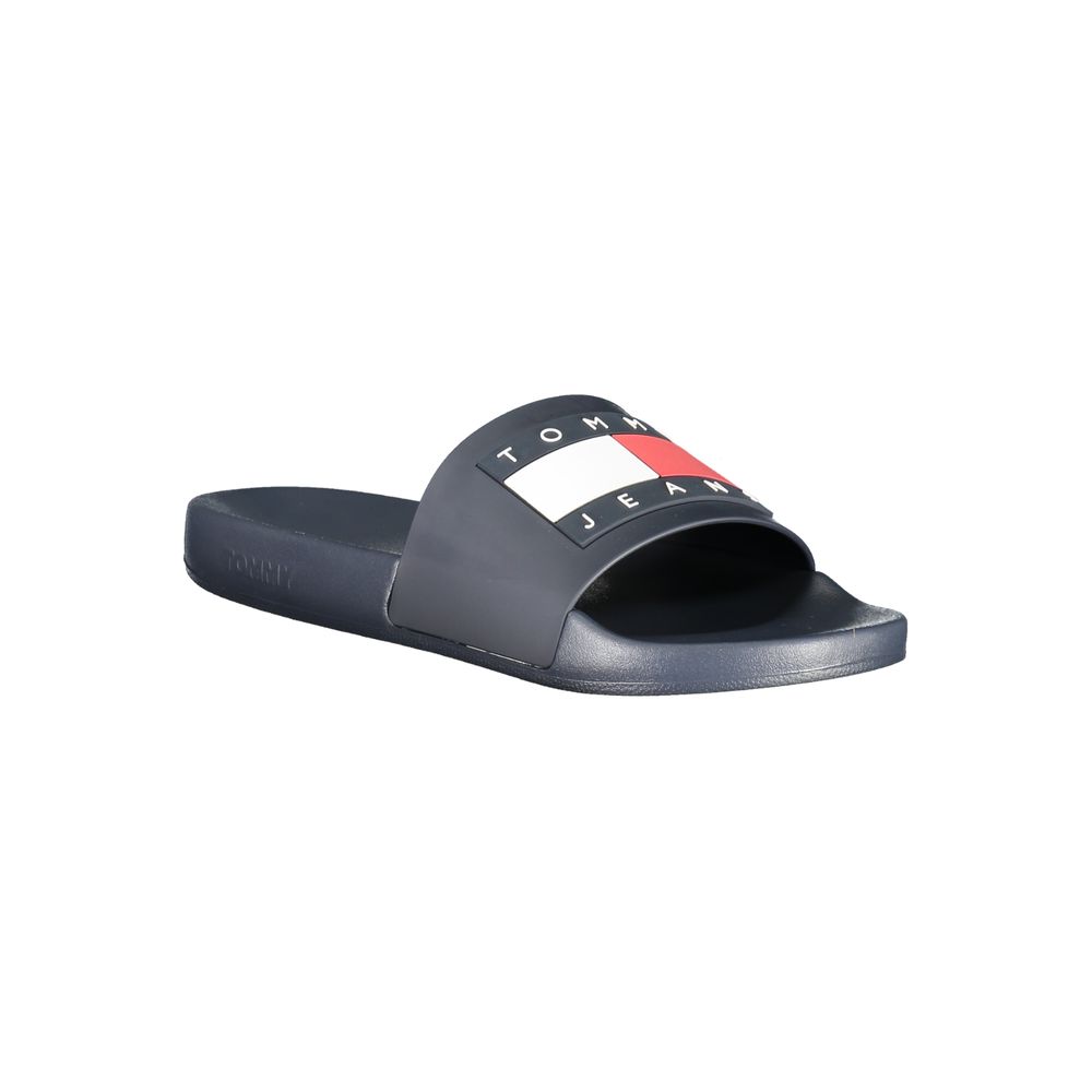 Tommy Hilfiger Blue Polyethylene Men Sandal - The Gentlemen's Vault