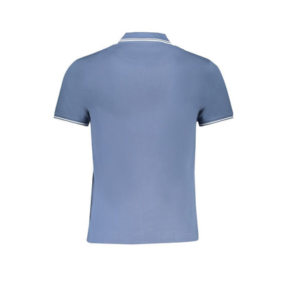 Harmont & Blaine Blue Cotton Polo Shirt - The Gentlemen's Vault