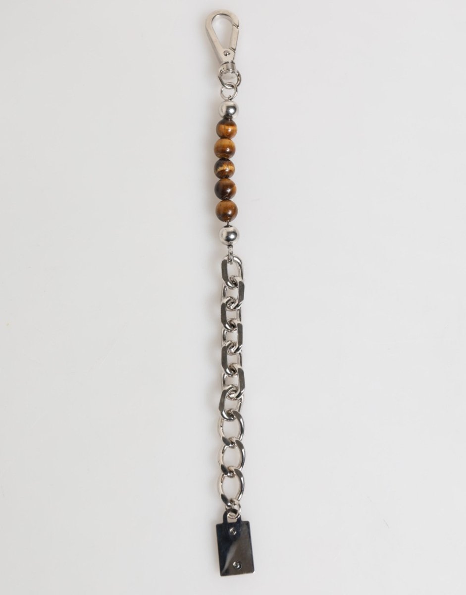 Dolce & Gabbana Silver Chain Brass Beaded Lobster Clasp Logo Men Bracelet - The Gentlemen's Vault