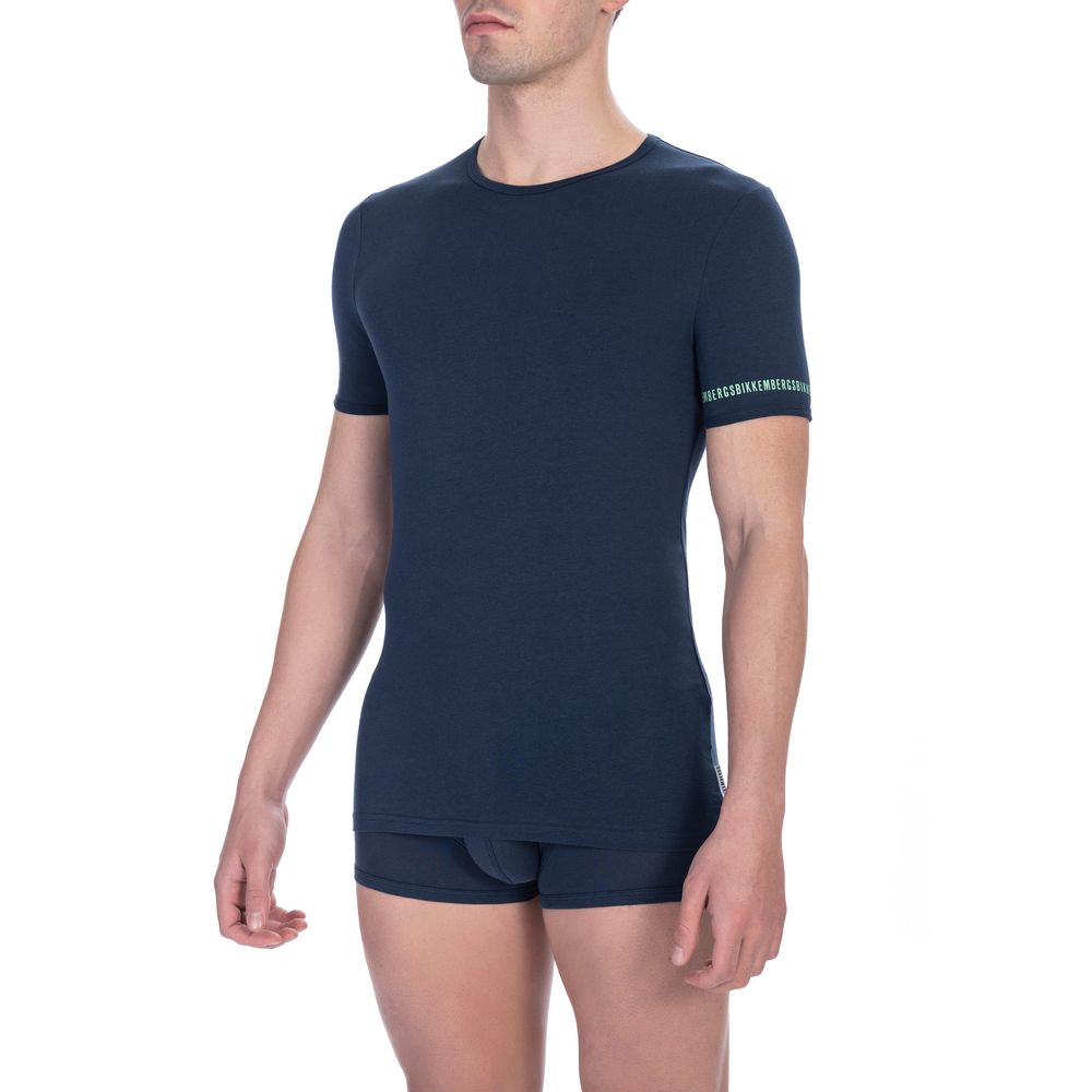 Bikkembergs Black Cotton Men's T-Shirt - The Gentlemen's Vault