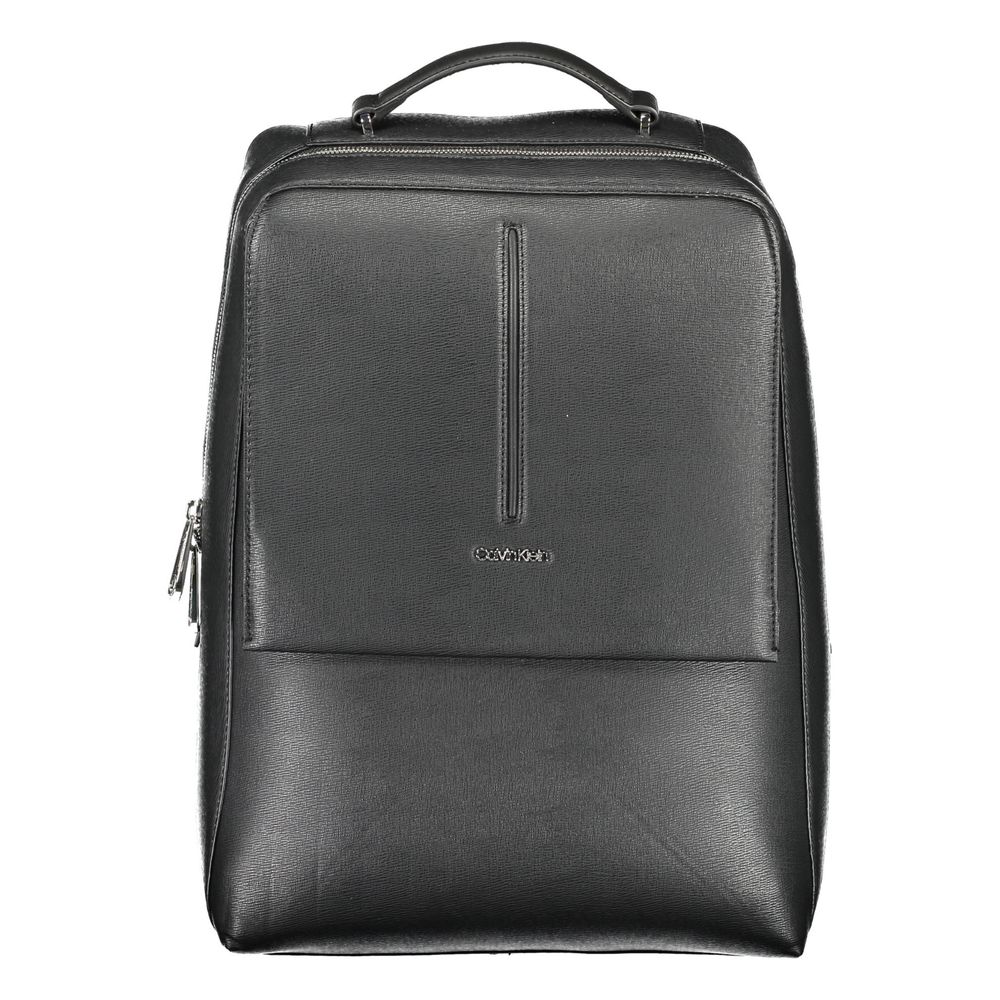 Calvin Klein Black Polyester Men Backpack - The Gentlemen's Vault