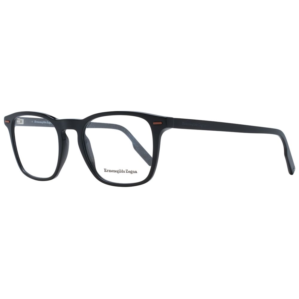 Ermenegildo Zegna Black Men Glasses Frame - The Gentlemen's Vault