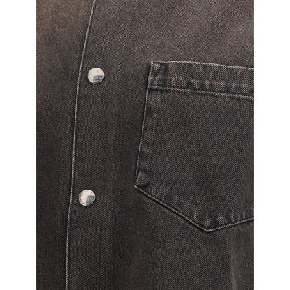 7FOR Denim Shirt Jacket - The Gentlemen's Vault
