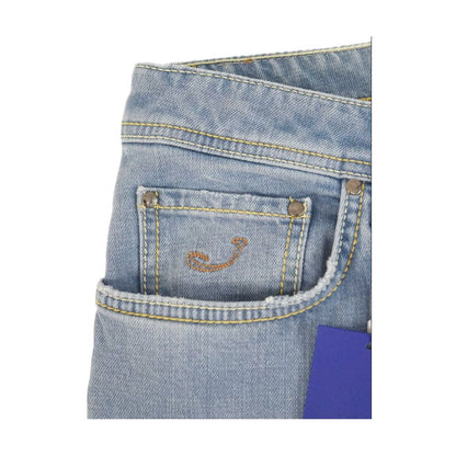 Jacob Cohen Blue Cotton Jeans & Pant - The Gentlemen's Vault