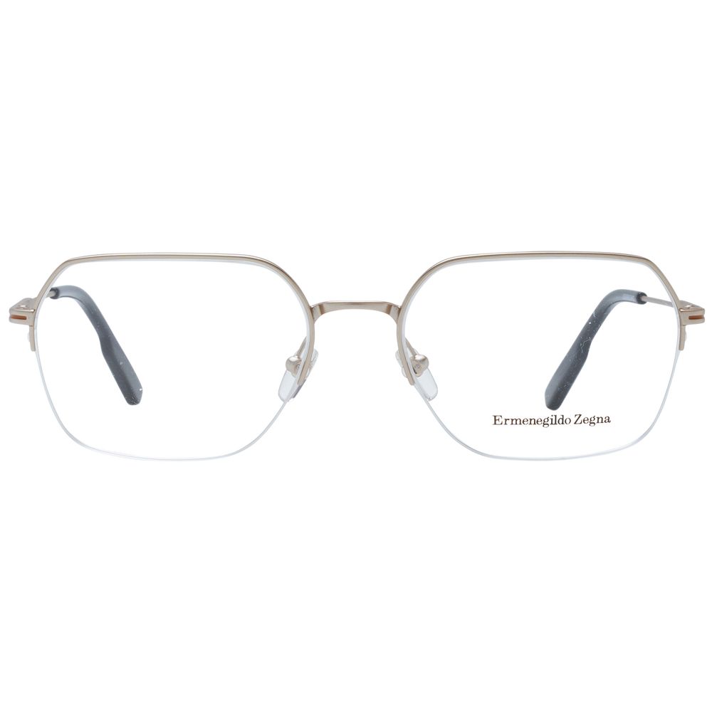 Ermenegildo Zegna Silver Men Glasses Frame - The Gentlemen's Vault