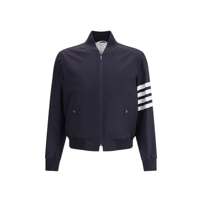 Thom Browne Blue Wool Bomber - The Gentlemen's Vault