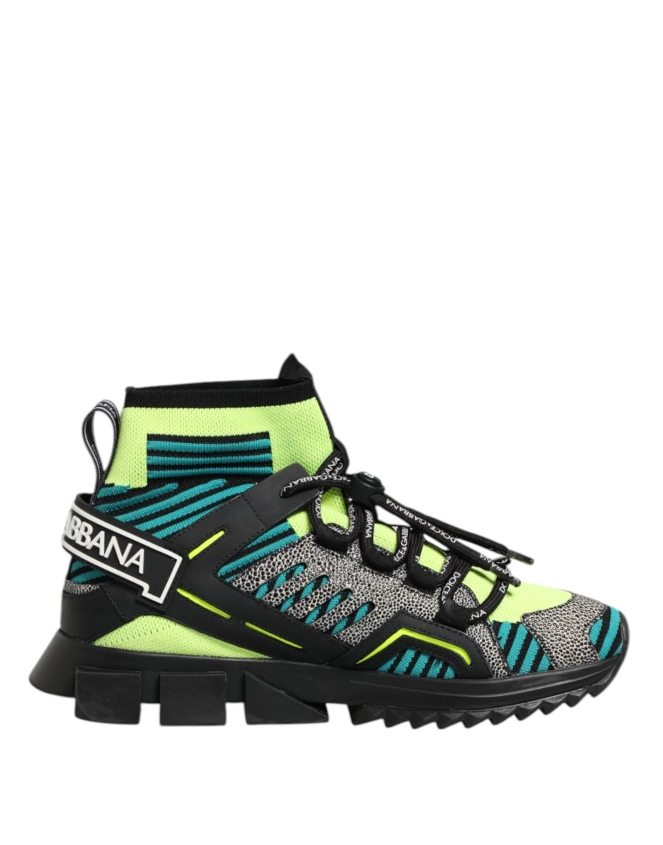 Dolce & Gabbana Multicolor Sorrento Socks Men Sneakers Shoes - The Gentlemen's Vault