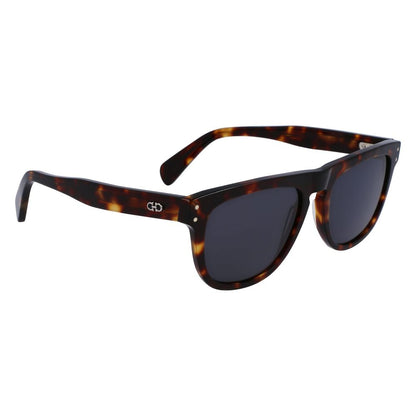 Ferragamo Brown Acetate Sunglasses - The Gentlemen's Vault