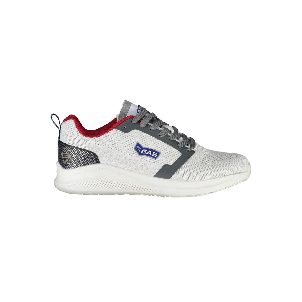 Gas White Polyester Sneaker - The Gentlemen's Vault