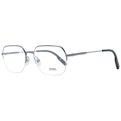 Ermenegildo Zegna Gray Men Glasses Frame - The Gentlemen's Vault
