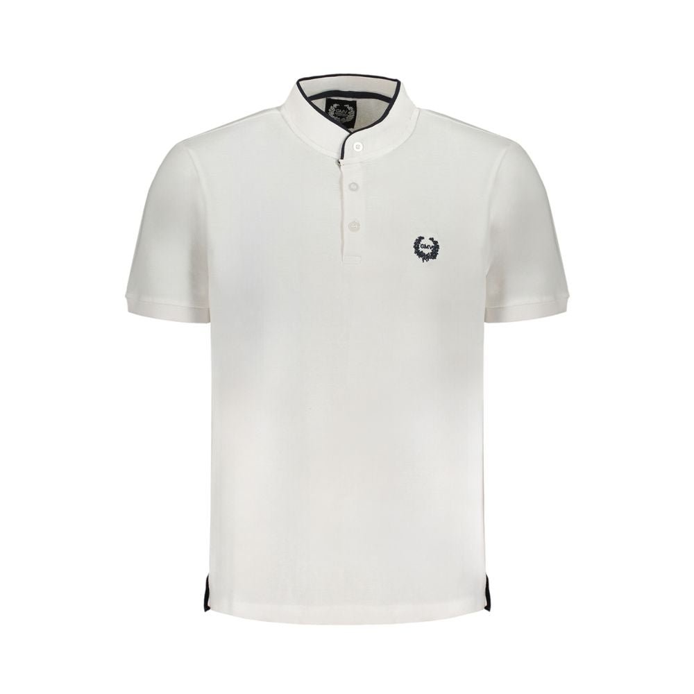 Gianmarco Venturi White Cotton Polo Shirt - The Gentlemen's Vault