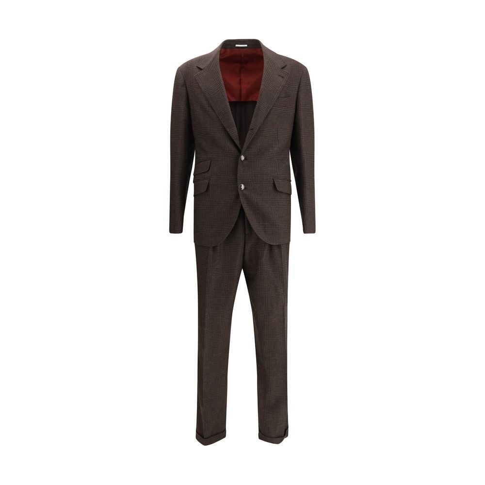 Brunello Cucinelli Prince of Wales Men’s Suit - The Gentlemen's Vault