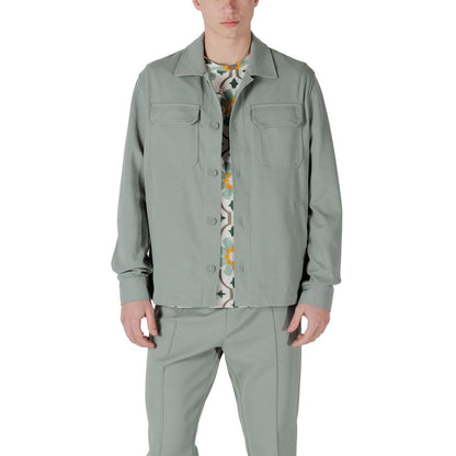 Antony Morato Green Polyester Shirt - The Gentlemen's Vault