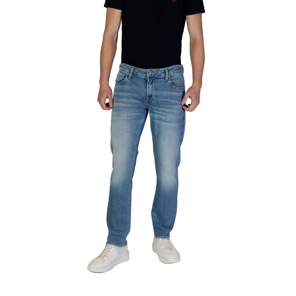 Guess Blue Cotton Skinny Jean - The Gentlemen's Vault