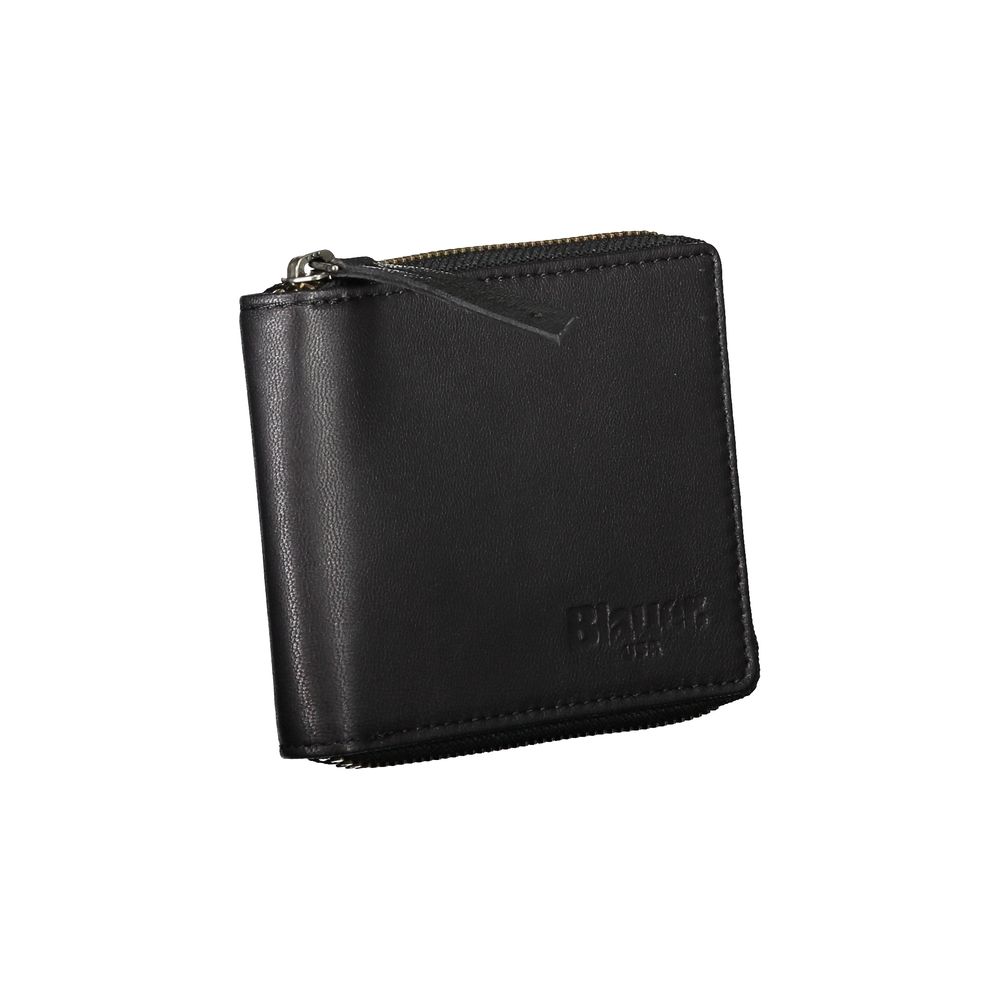 Blauer Black Leather Wallet - The Gentlemen's Vault