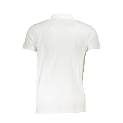 Cavalli Class White Cotton Polo Shirt - The Gentlemen's Vault