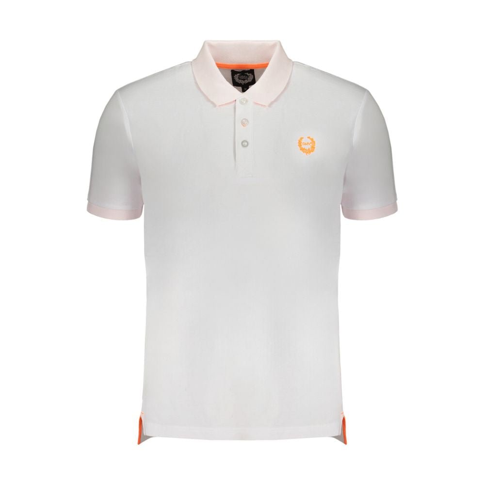 Gianmarco Venturi White Cotton Polo Shirt - The Gentlemen's Vault