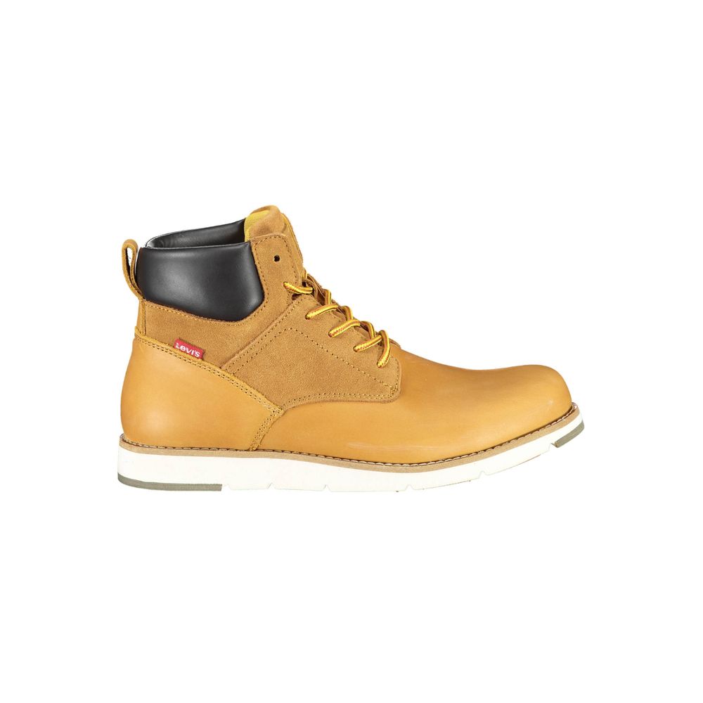 Levi's Beige Leather Men Boot - The Gentlemen's Vault