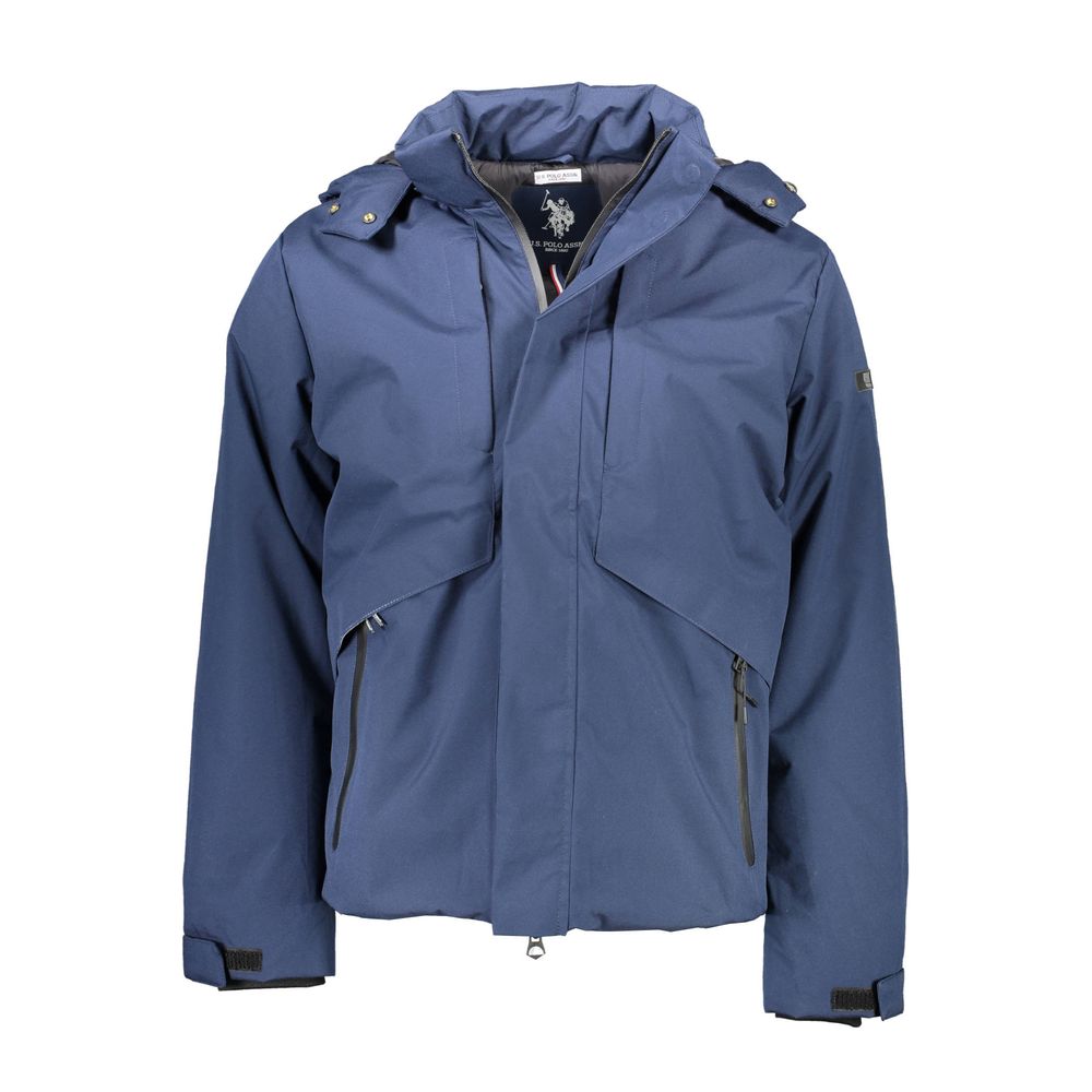 U.S. POLO ASSN. Blue Polyester Men Jacket - The Gentlemen's Vault