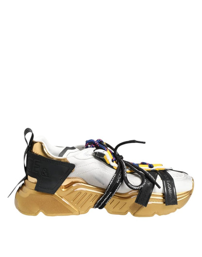 Dolce & Gabbana Multicolor Daymaster Low Top Sneakers Shoes - The Gentlemen's Vault