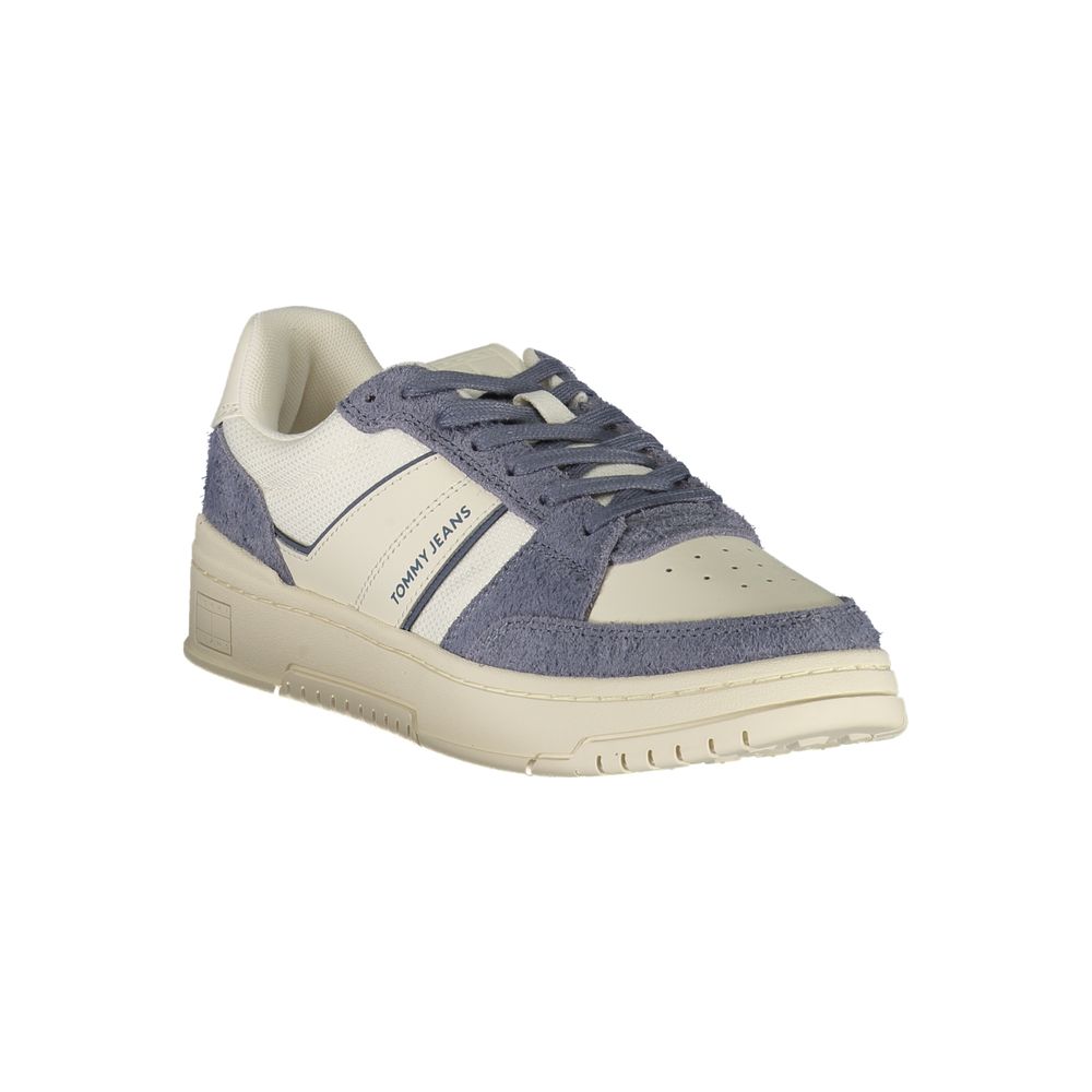 Tommy Hilfiger White Leather Men Sneaker - The Gentlemen's Vault