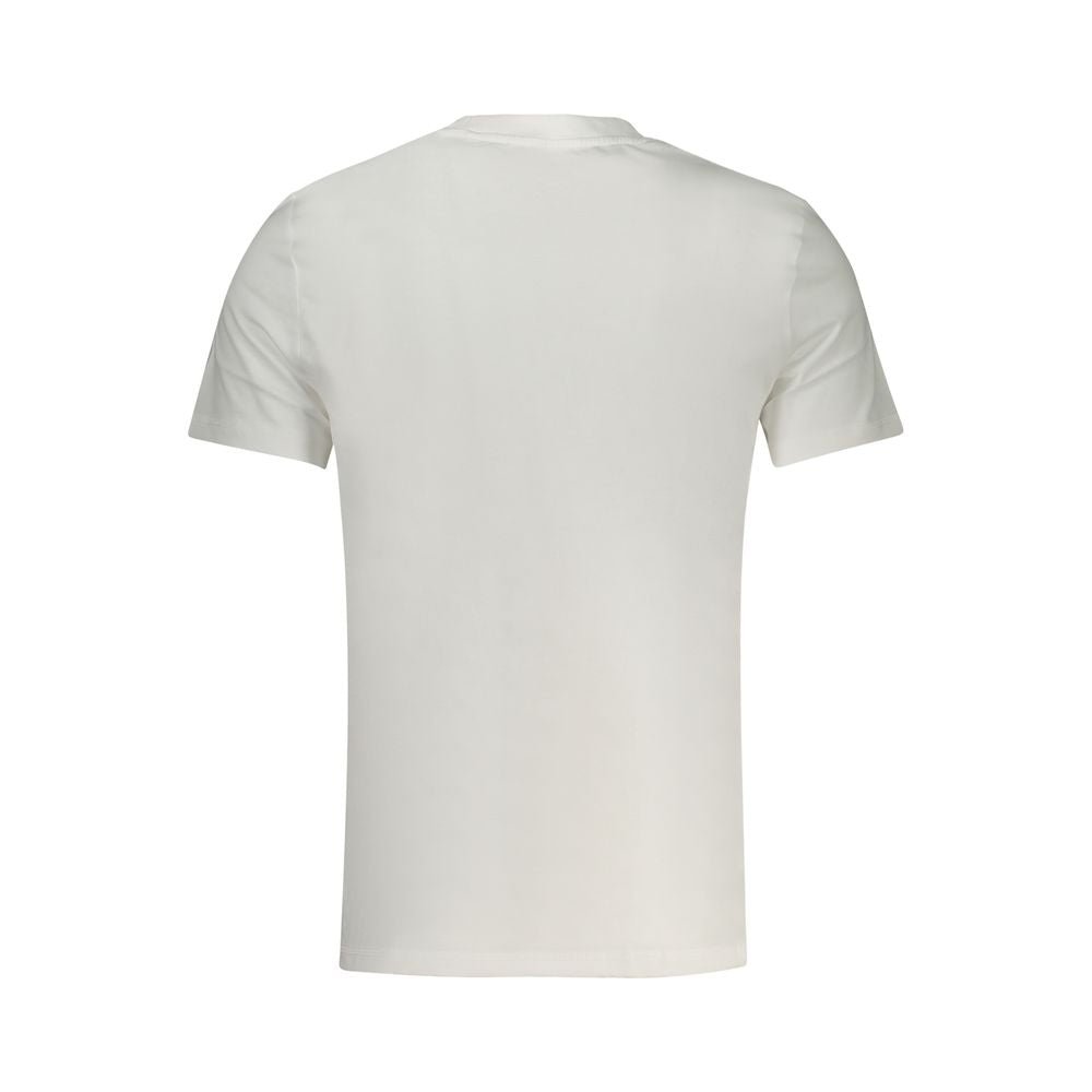 Guess Jeans White Cotton T-Shirt - The Gentlemen's Vault