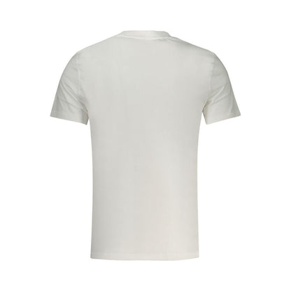 Guess Jeans White Cotton T-Shirt - The Gentlemen's Vault