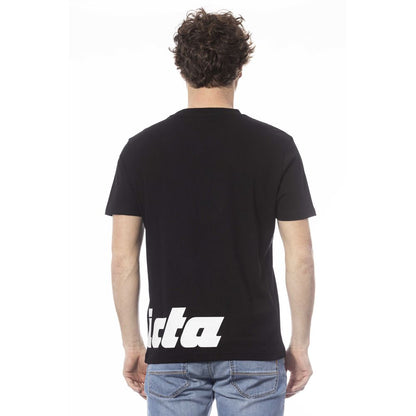 Invicta Black Cotton Men's T-Shirt - The Gentlemen's Vault