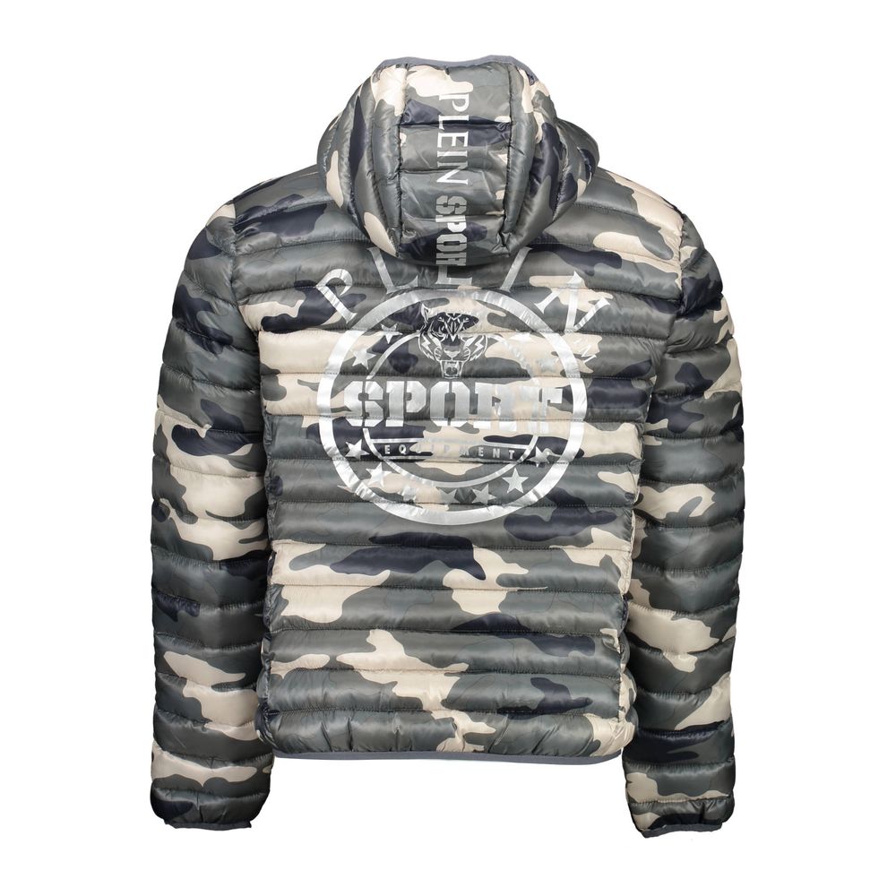 Plein Sport Green Polyester Jacket - The Gentlemen's Vault