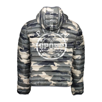 Plein Sport Green Polyester Jacket - The Gentlemen's Vault