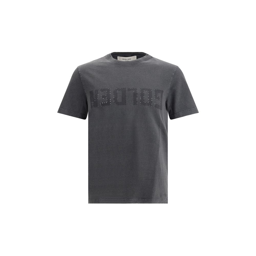 Golden Goose Gray Cotton T-Shirt - The Gentlemen's Vault
