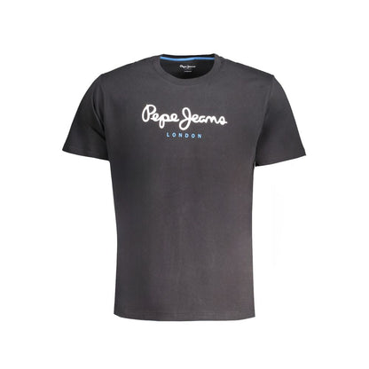 Pepe Jeans Black Cotton T-Shirt - The Gentlemen's Vault