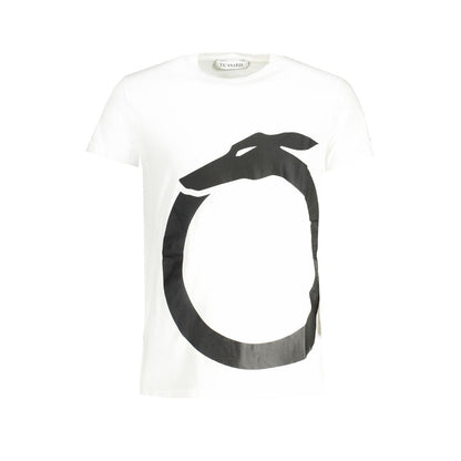 Trussardi White Cotton T-Shirt - The Gentlemen's Vault