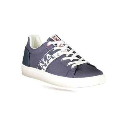 Napapijri Blue Polyester Sneaker - The Gentlemen's Vault