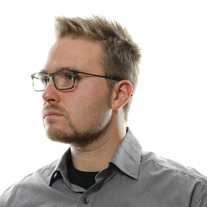 Police Gray Men Glasses Frame - The Gentlemen's Vault