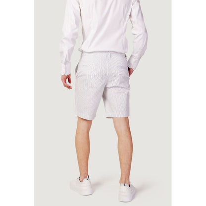 Armani Exchange White Cotton Bermuda - The Gentlemen's Vault