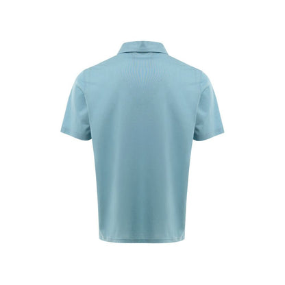 Gran Sasso Blue Cotton Polo Shirt - The Gentlemen's Vault
