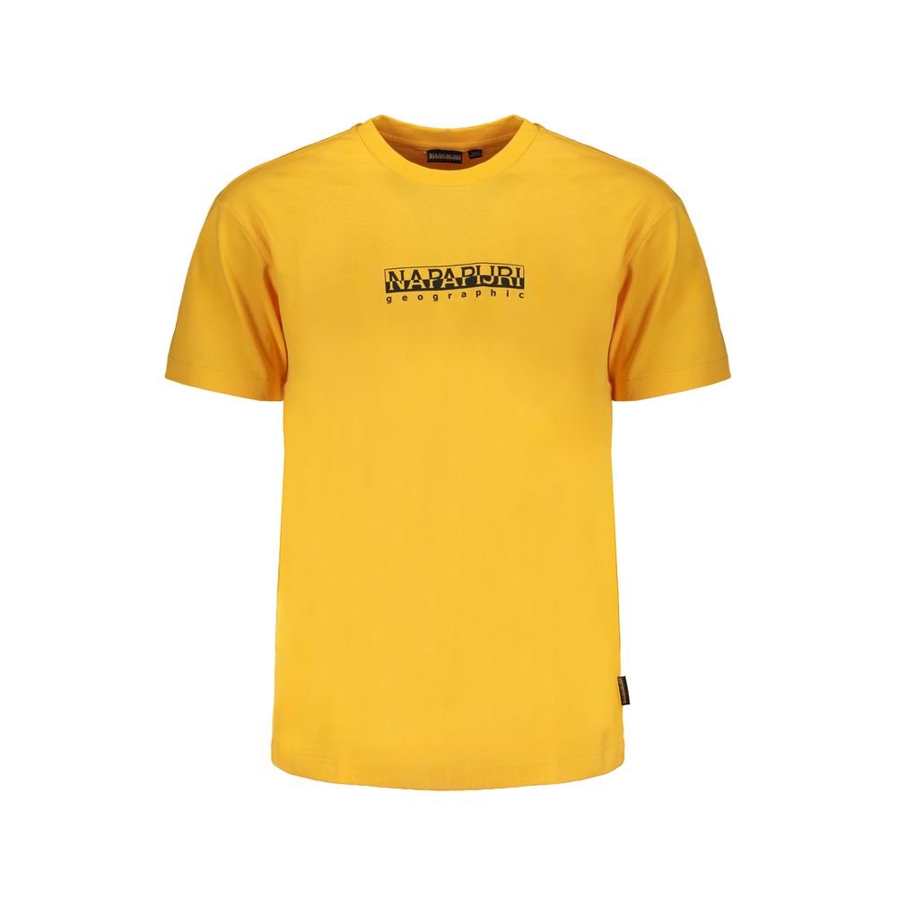 Napapijri Orange Cotton T-Shirt - The Gentlemen's Vault