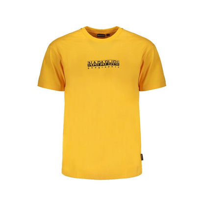 Napapijri Orange Cotton T-Shirt - The Gentlemen's Vault