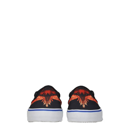 Marcelo Burlon Black Fabric Slip - On Loafers - The Gentlemen's Vault