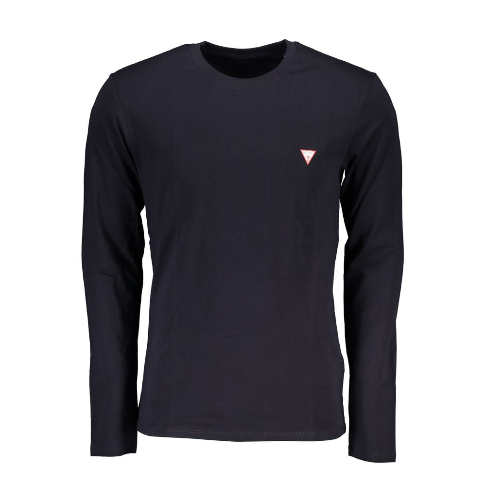 Guess Jeans Blue Cotton T-Shirt - The Gentlemen's Vault