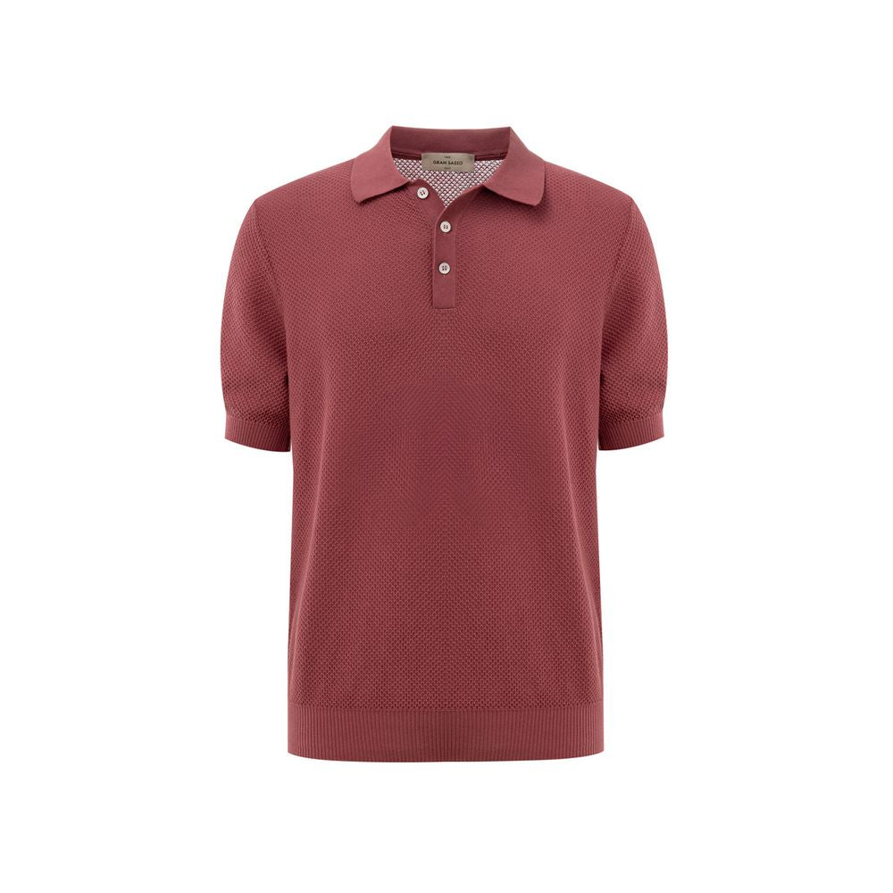 Gran Sasso Red Cotton Polo Shirt - The Gentlemen's Vault