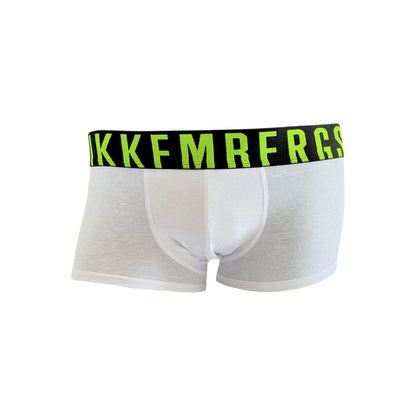 Bikkembergs White Cotton Men's Boxer - The Gentlemen's Vault